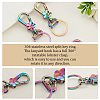 10Pcs Flower Zinc Alloy Swivel Clasps FIND-PH0009-02-4