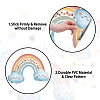 Translucent PVC Self Adhesive Wall Stickers STIC-WH0015-365-5
