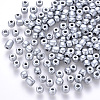 6/0 Baking Paint Glass Round Seed Beads SEED-S036-01C-14-1