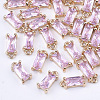 Transparent Glass Charms GLAA-T007-13G-1