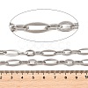 201 Stainless Steel Oval Link Chains CHS-H118-18P-2