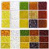 15 Styles Glass Seed & Bugle Beads SEED-PA0001-14D-1