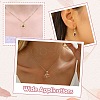 9Pcs Brass Micro Pave Cubic Zirconia Pendants KK-CJ0003-99-7