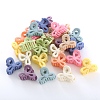 Bowknot Plastic Claw Hair Clips OHAR-P021-09A-09-1