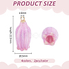 8Pcs 4 Colors Opaque Resin Pendants RESI-ME0001-52-2