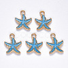 Alloy Enamel Pendants X-ENAM-S121-023C-2