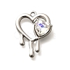 304 Stainless Steel Pendants STAS-Q346-10P-09-1