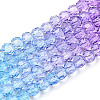 Transparent Glass Beads Strands GLAA-E036-07M-2