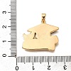 Brass Enamel Pendants KK-R212-17A-G-3