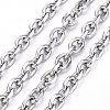Tarnish Resistant 304 Stainless Steel Cable Chains CHS-P007-27P-03-1
