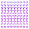 100Pcs 5 Styles Transparent Acrylic Beads TACR-TA0001-54D-1