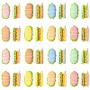 40Pcs 8 Colors Resin Pendants RESI-CJ0004-50-1