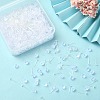 500Pcs Plastic Stud Earring Findings KY-YW0001-28-6