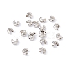 Brass Crimp Beads Covers KK-P219-05A-P-3