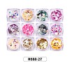 12 Colors Mix Hexagon Star Butterfly Maple Leaf Festival Chunky Sequins Set MRMJ-R088-27-2