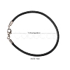 Cowhide Leather Cord Bracelet Making X-AJEW-JB00016-03-3