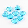 Transparent Acrylic Beads PL318Y-9-2