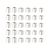 30Pcs 3 Styles 925 Sterling Silver Beads FIND-PH0023-40-7