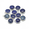 Synthetic Lapis Lazuli Pendants X-G-Q964-04P-1