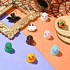 9Pcs 9 Styles Halloween Themed Handmade Lampwork Beads LAMP-CJ0002-62-5