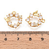 Brass Micro Pave Cubic Zirconia Pendants KK-N263-78B-G-3