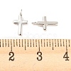 Rhodium Plated 925 Sterling Silver Charms X-STER-Q190-07P-3