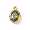 Brass Pave Cubic Zirconia Charms KK-CBA74BF-02G-02-1
