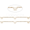 Ion Plating(IP) 304 Stainless Steel Butterfly Link Cable Chains STAS-P254-09G-2