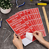 12Sheets Waterproof PVC Warning Sign Stickers DIY-OC0014-63B-3