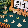 4 Sets Unfinished Wood Cutouts Ornaments WOOD-SC0001-91E-4
