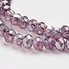 Electroplate Glass Beads Strands LS-EGLA-D020-3x2mm-81-2