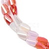 Electroplate Glass Beads Strands EGLA-P065-01A-08-3