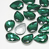 Pointed Back Glass Rhinestone Cabochons RGLA-T081-10x14mm-15-1