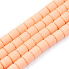 Handmade Polymer Clay Bead Strands X-CLAY-ZX006-01-32-2