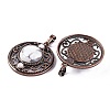Natural Howlite Pendants G-Q158-03-03-2