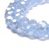 Imitation Jade Glass Beads Stands EGLA-A035-J8mm-B03-4