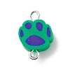 Polymer Clay Connector Charms PALLOY-JF01766-2