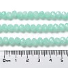 Baking Paint Imitation Jade Glass Bead Strands X-DGLA-A034-J8MM-A22-3