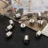 Tarnish Resistant Smooth Surface 201 Stainless Steel Cord Ends STAS-R063-95-6