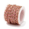 Ion Plating(IP) 304 Stainless Steel Enamel Twisted Oval Link Chains CHS-K019-02G-05-3