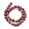 Natural Rhodonite Beads Strands G-Z119-A14-03-4
