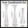 Iron Candlestick Set DIY-WH20002-627P-2