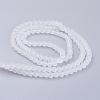 Baking Paint Transparent Glass Bead Strands GLAA-S031-6mm-13-2
