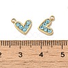 304 Stainless Steel Pendants STAS-L025-005G-02-3