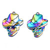 Rainbow Color Alloy Pendants PALLOY-N156-196-NR-2