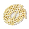 Baking Paint Glass Bead Strands X-GLAA-H031-01B-03-3
