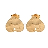 304 Stainless Steel Stud Earring Finding STAS-V015-31A-G-1