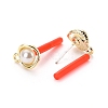 Alloy Stud Earring Findings EJEW-J102-02G-2