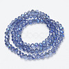 Electroplate Glass Beads Strands EGLA-A034-T3mm-I12-2