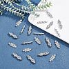 60Pcs 3 Style Alloy Rhinestone Bar Spacers ALRI-FH0001-05-6